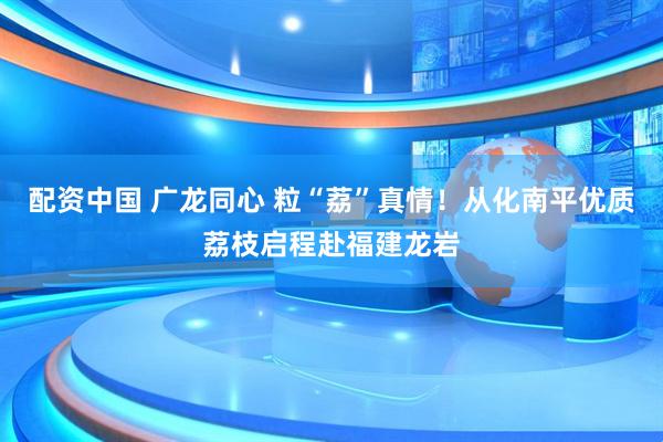 配资中国 广龙同心 粒“荔”真情！从化南平优质荔枝启程赴福建龙岩