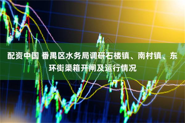 配资中国 番禺区水务局调研石楼镇、南村镇、东环街渠箱开闸及运行情况